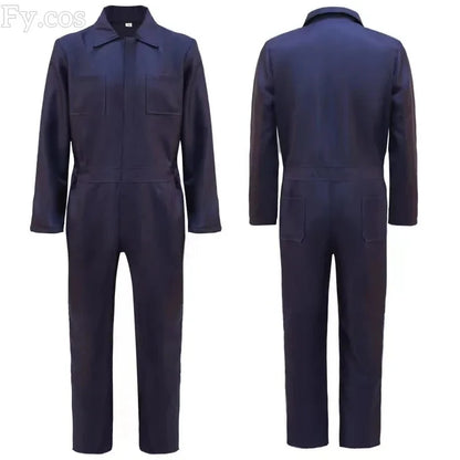 Michael Myers Costume Cosplay Horror Demon Killer Blue